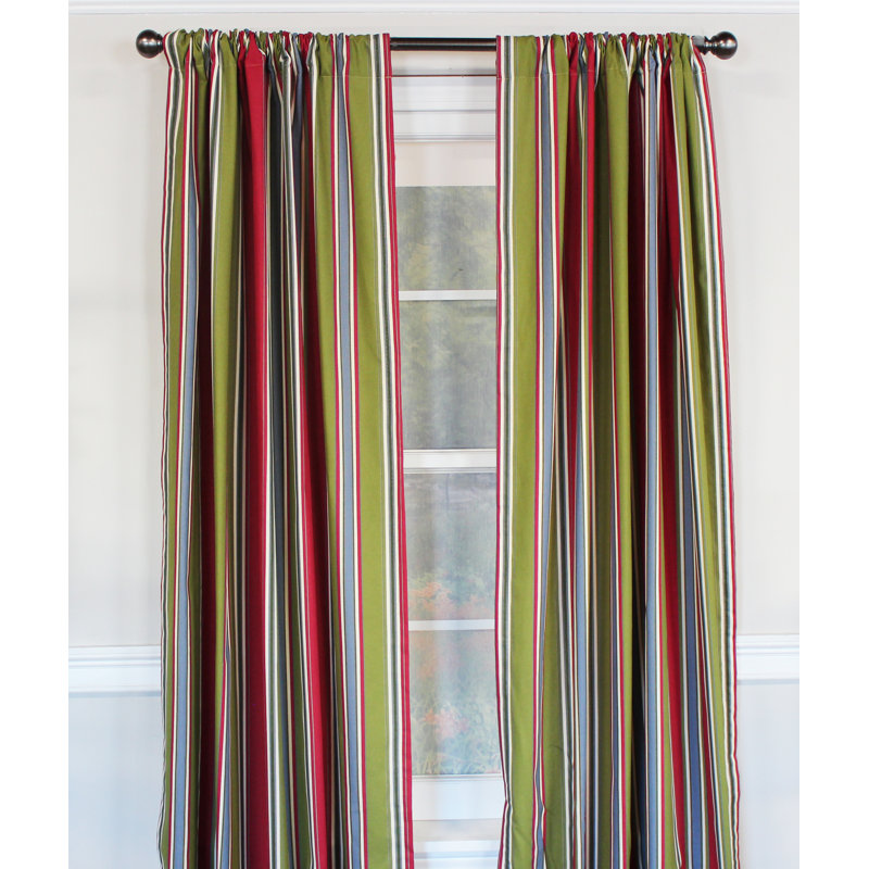 Nigpanru Cotton Blend Room Darkening Curtain Pair, Eggshell, 50" W x 84" L