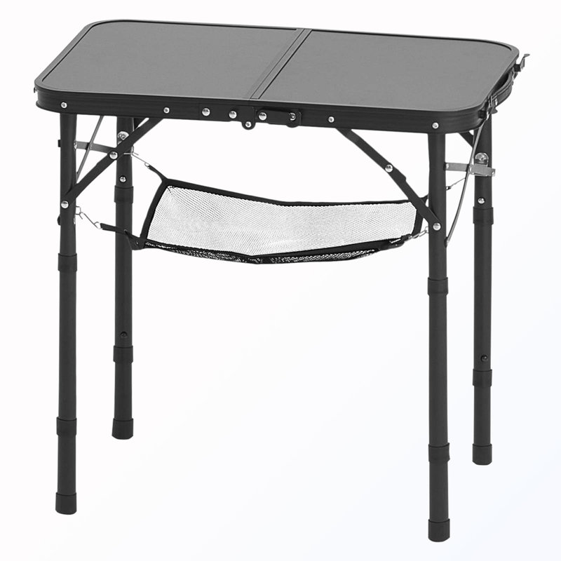 Folding Portable Camping Table with Adjustable Height