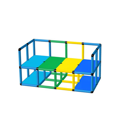 Funphix Outer Railing Swimming Pool Platform For Toddlers And Kids – Learn To Swim – Multi-level Toddler Swim Platform For Swim School, Backyard Pool – Colorful Kids Pool Equipment