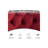 Modern Velvet Wingback Tufted Solid Wood Upholstered Dining Chairs,Red-1057553566-1057553541