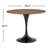 Flow Round Metal Base Dining Table-804779795