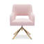 Fauteuil pivotant rembourré Breann-93705357