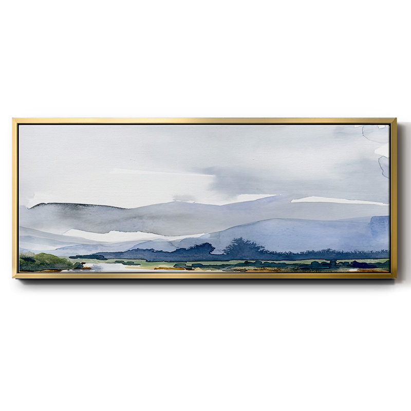 Blue Ridge I - toile encadrée, H 8 po x l 20 po
