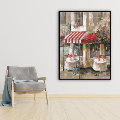 Ensoleillé, reproduction de terrasse sur toile
