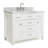 Macnair 42" Single Bathroom Vanity with Carrara White Marble Top-85364359