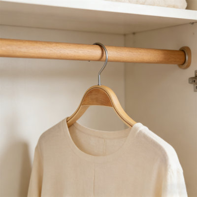 18 Pack Thin Wooden Hanger With Soft And Non Slip Rubber Grip, High-End Fashion Hanger, No Shoulder Bulge, Suitable For Sweaters, Vests, Jackets, Dresses, And Outerwear
