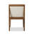Upholstered Back Side Chair in Beige