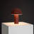 Celia 10" Mushroom Portable LED Red Table Lamp, 3-Way Dimming and Rechargeable-1599674329