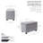 Bacca Fabric Upholstered Storage Bench-1386870257