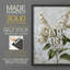 Série FLORAL CCLI - reproduction encadrée de qualité supérieure - prête à être accrochée - aucun clou requis-1927951360-1927951361