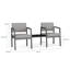 Structure tandem 2 places avec table centrale en acier Lenox-934891489-923505922-934891490