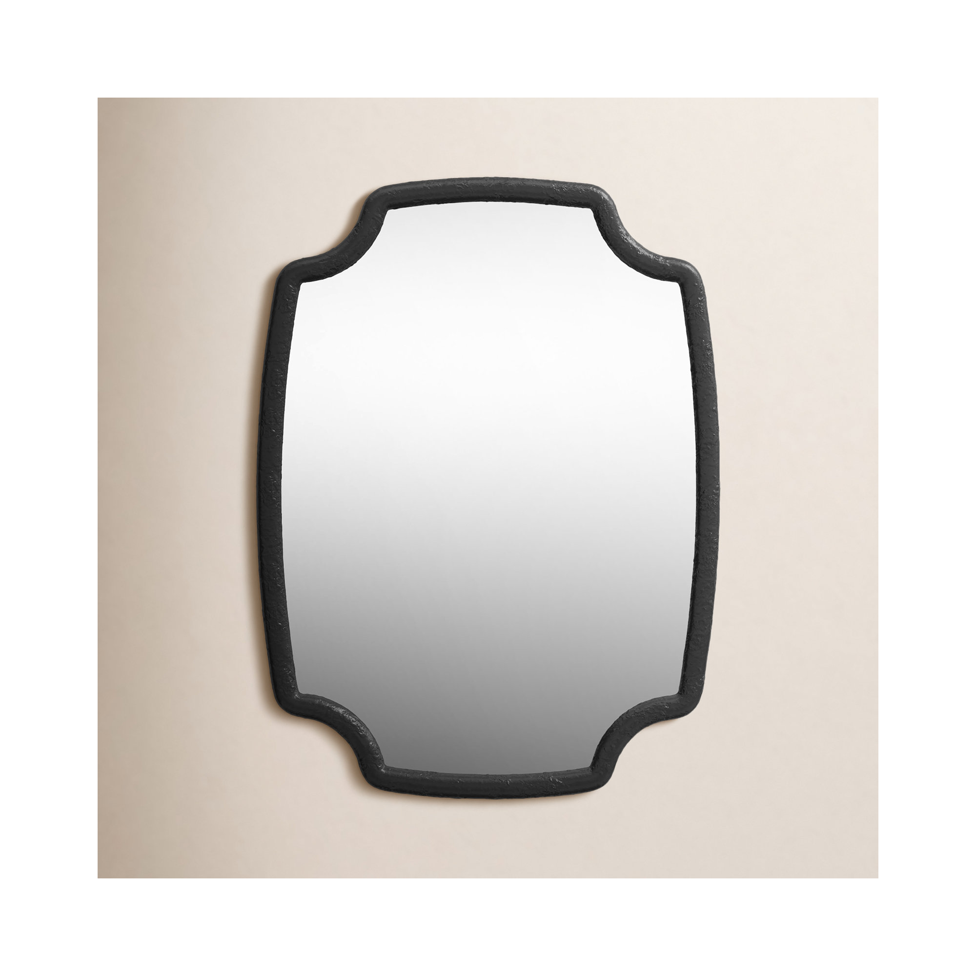 Gwenifer Flat Mirror, Charcoal