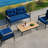 Outdoor 4'' Thick Loveseat Sofa Patio Furniture Cushions 46'' W X 26'' D Outdoor Couch Cushions Replacement Cushion Set Seat/Back Cushion (SOFA NOT INCLUDED)-933183142