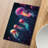 Floral Medley Printed Rug: Soft Textured Non-Woven Elegant Carpet with Vibrant Blossoms and Leaf Pattern Ideal for Living Room and Bedroom Decor-114335343