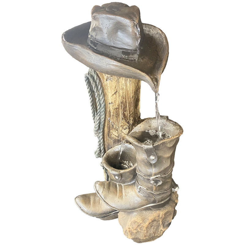 Krysti Handcrafted Weather Resistant Waterfall Fountain