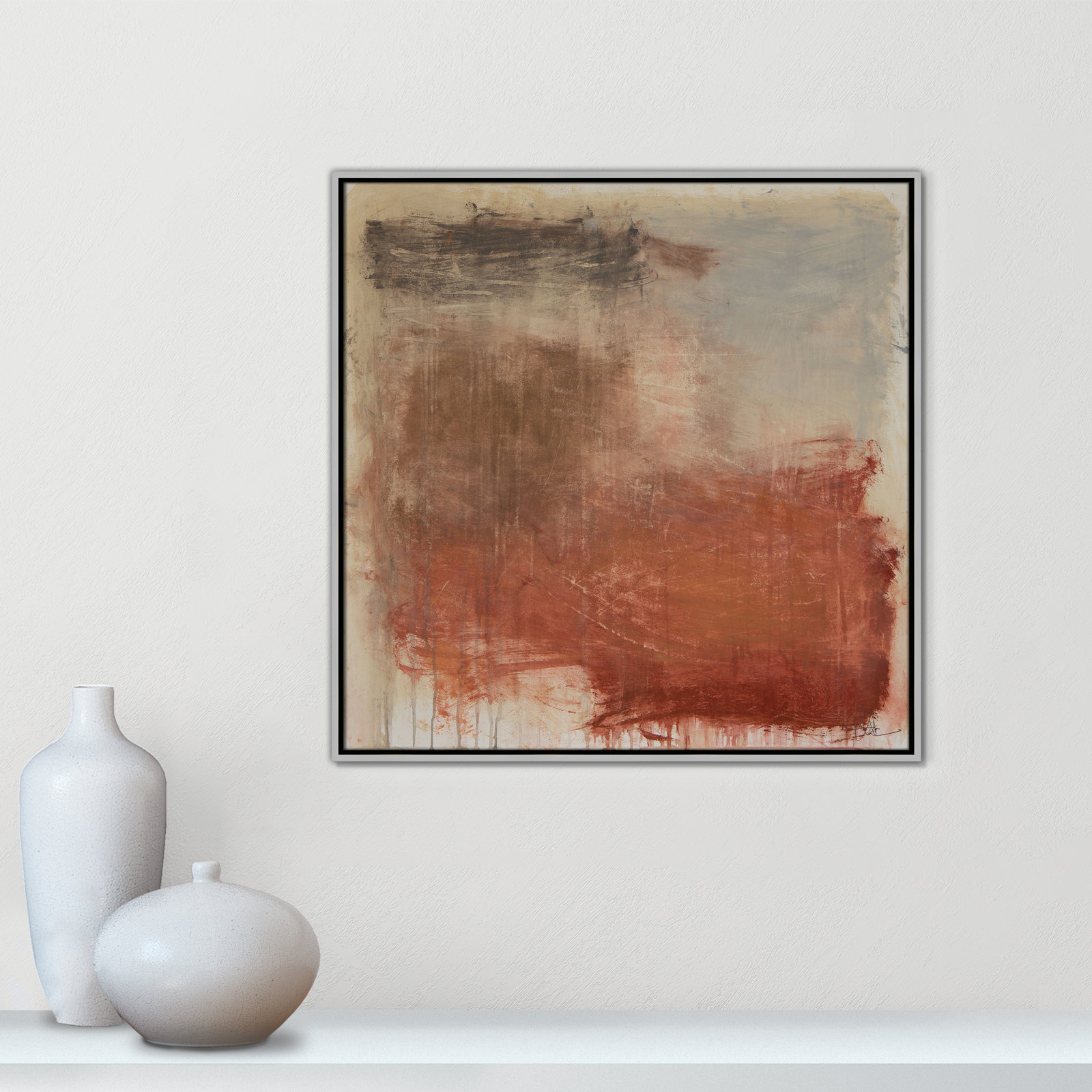 Colin "Autumn Over The Riviera" Print, 31.5" H x 31.5" W, Silver