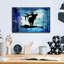Art mural en verre épique «Midnight Elk» par Lightbox Journal-100194261