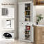Armoire de cuisine 72,5 ", armoire de rangement autoportante traditionnelle avec 4 portes, tiroir et 3 tablettes réglables
