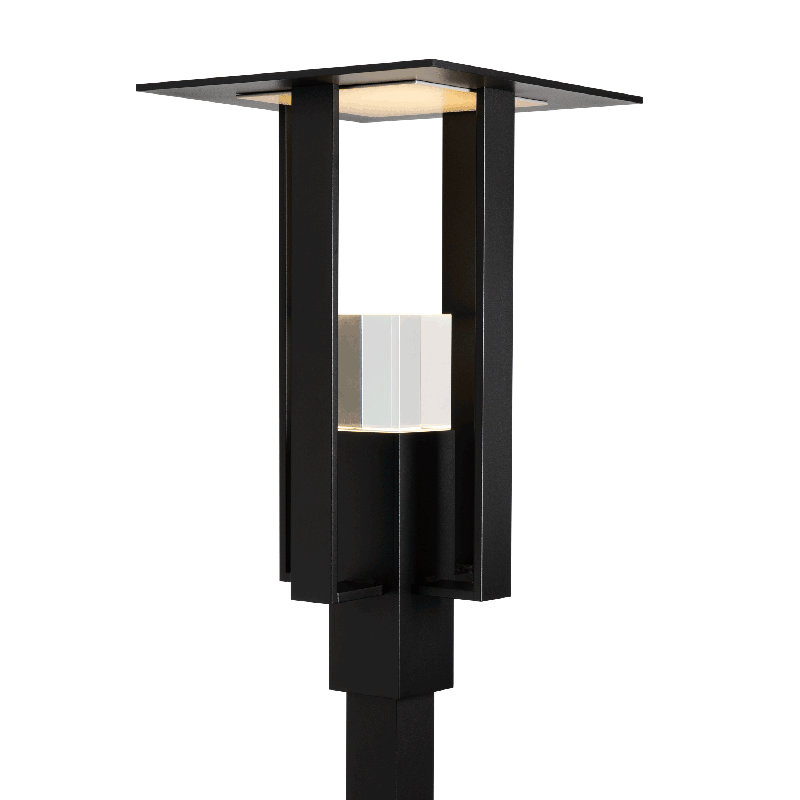 Shadow Box 1 - Light 24.1" H Hardwired Lantern Head, Coastal Black