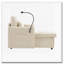 Chaise longue en chenille avec rangement-1153513379