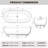 69" Freestanding Solid Surface Bathtub With Pop-Up Drainage And Overflow-119713706