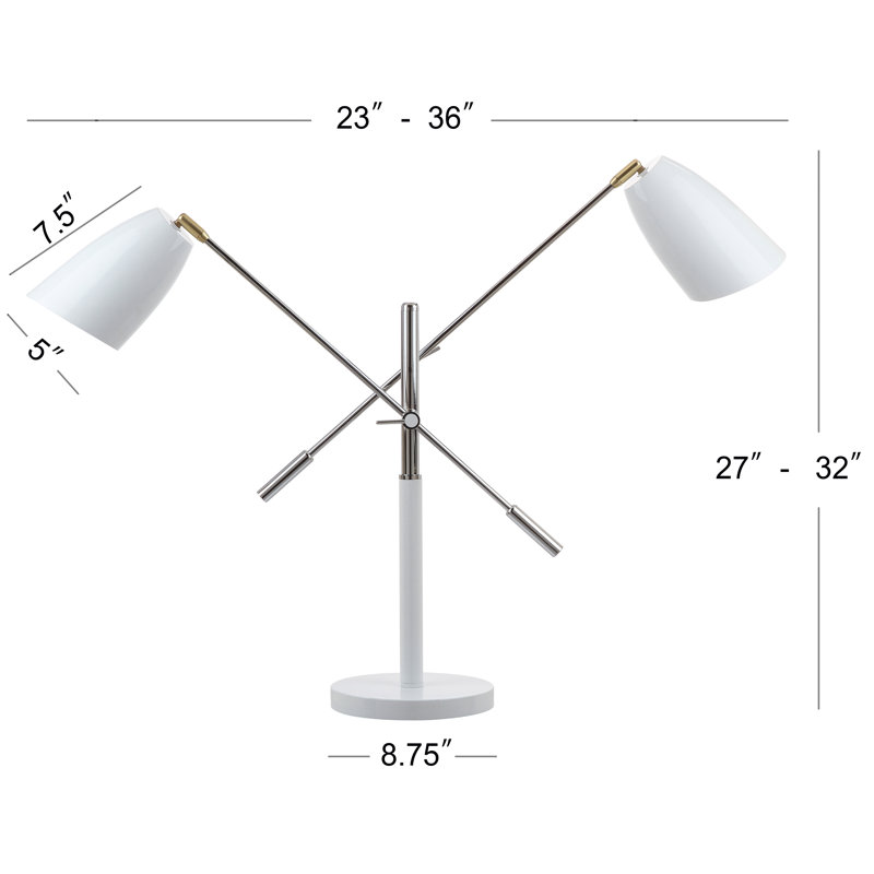 Starkey Metal Accent Lamp, White