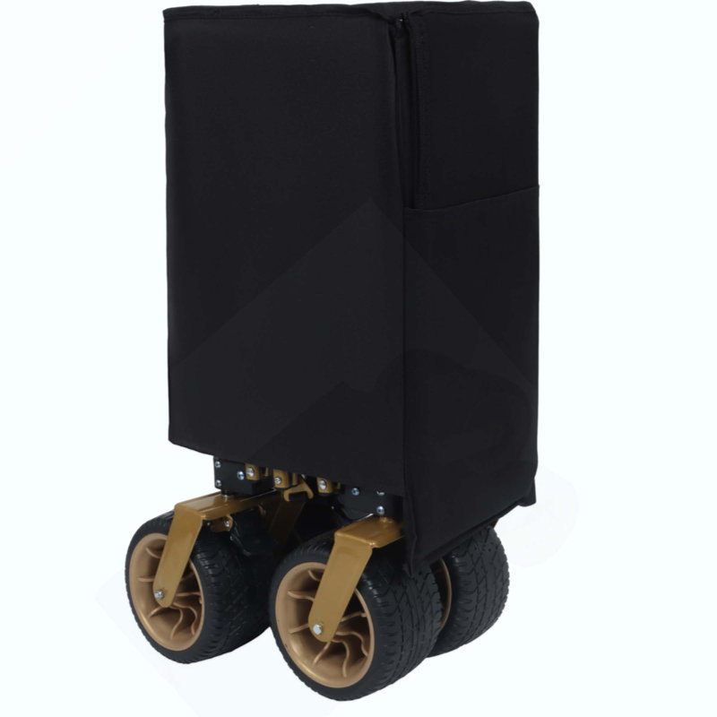 Grand chariot utilitaire pliable robuste - capacité de 480 lb, cadre ultra-stable breveté, pliage 1: 6 peu encombrant et roues tout-terrain de 7 po, aucun assemblage requis