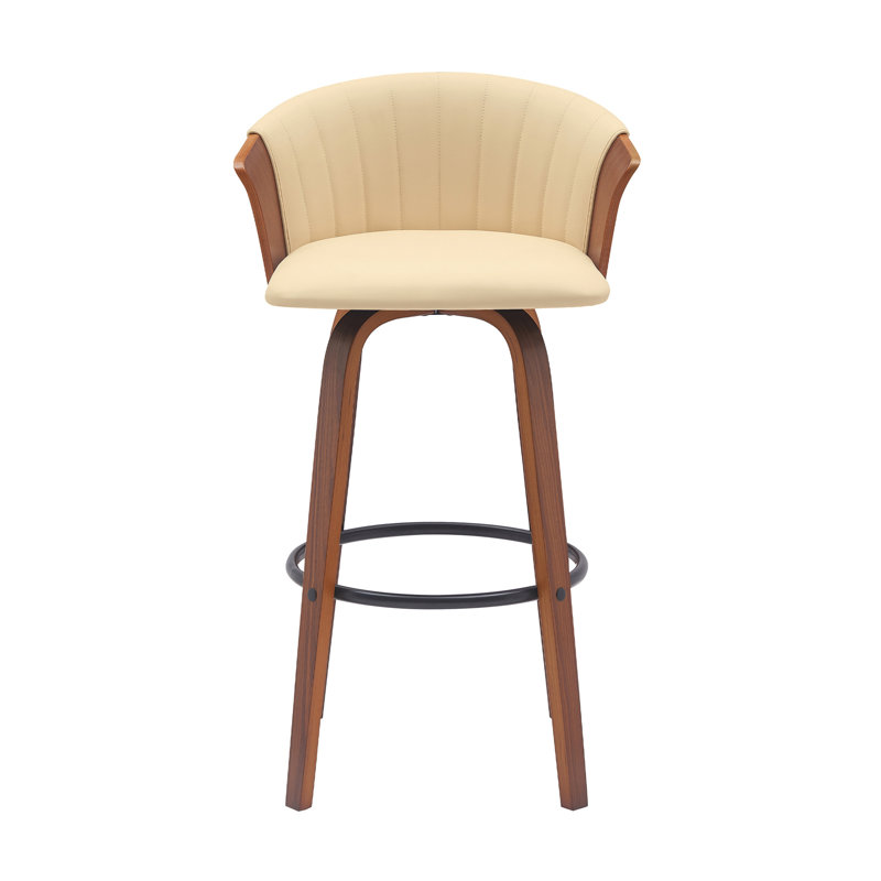 Tabouret de bar pivotant en noyer de 30 po Diana