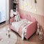 Lit de jour rembourré, canapé-lit en tissu sherpa avec dossier en forme de nuage, aucun sommier nécessaire-1807384147-1807384146