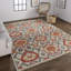 Beall Wool Oriental Area Rug in Orange-2047272675