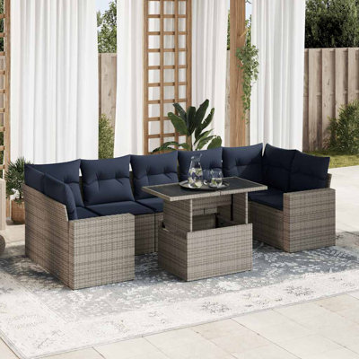62cm Wide Patio Sofa with Cushions