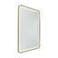 Renz - Miroir rectangulaire - Laiton brossé