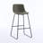 Modern 24'' & 30'' Bar Stool with Metal Legs, Non-Swivel Upholstered Counter Stool for Kitchen & Home Bar"-435278018-435278022