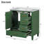 Ensemble de meuble-lavabo moderne avec lavabo 30 po, meuble-lavabo moderne avec porte à fermeture douce et 3 tiroirs, structure en bois massif-130140599-130140601