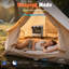 Climatiseur portatif Karinear Climatiseur portatif 3300BTU Climatiseur Tente de camping Blanc Événement extérieur