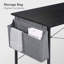 Norvis Solid Wood Top Metal Base Writing Desk