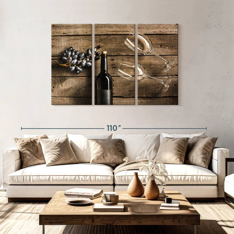 Yarlin Time For Wine, 48" H x 74" W