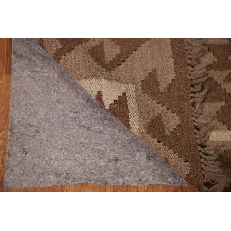 Geometric Kilim Wool Area Rug 5x6