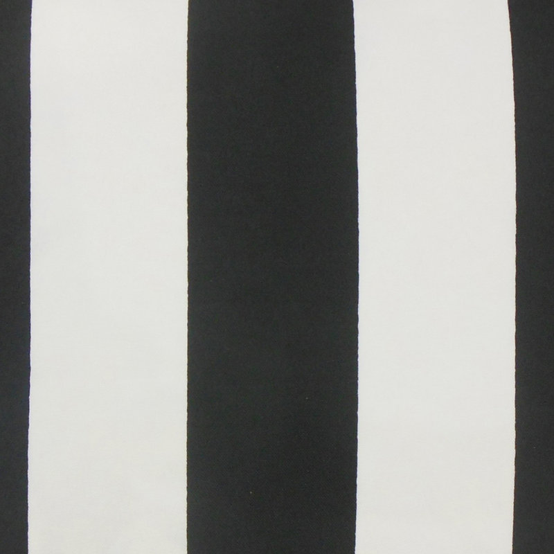 Kanha Striped Throw Pillow, 20" H x 20" W x 5" D, Black