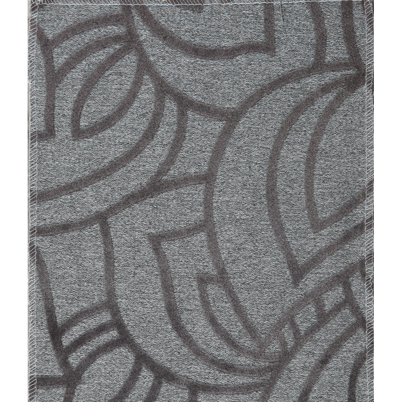 Burrill Upholstered Pouf, Gray