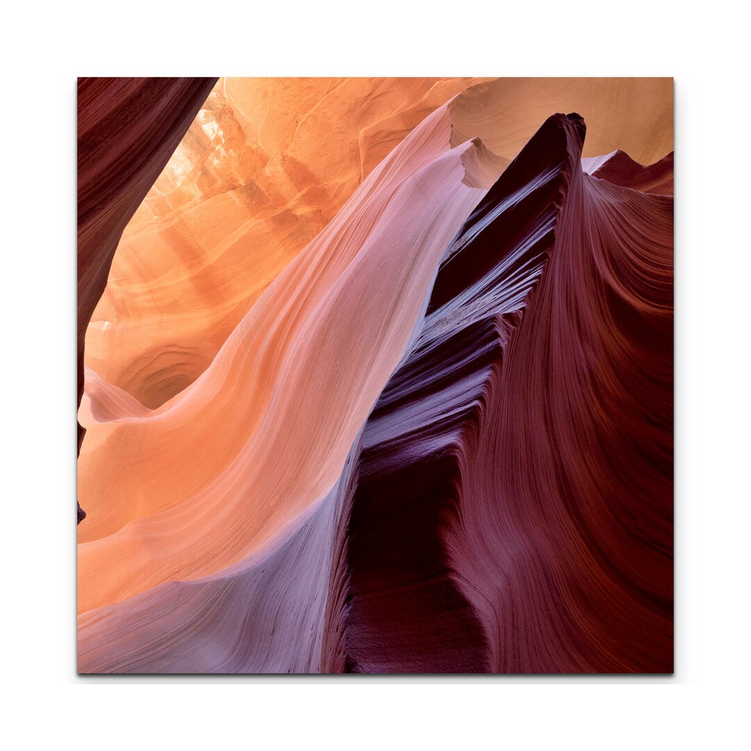 Leinwandbild Abstrakte Gesteinsformationen Antelope Canyon Arizona