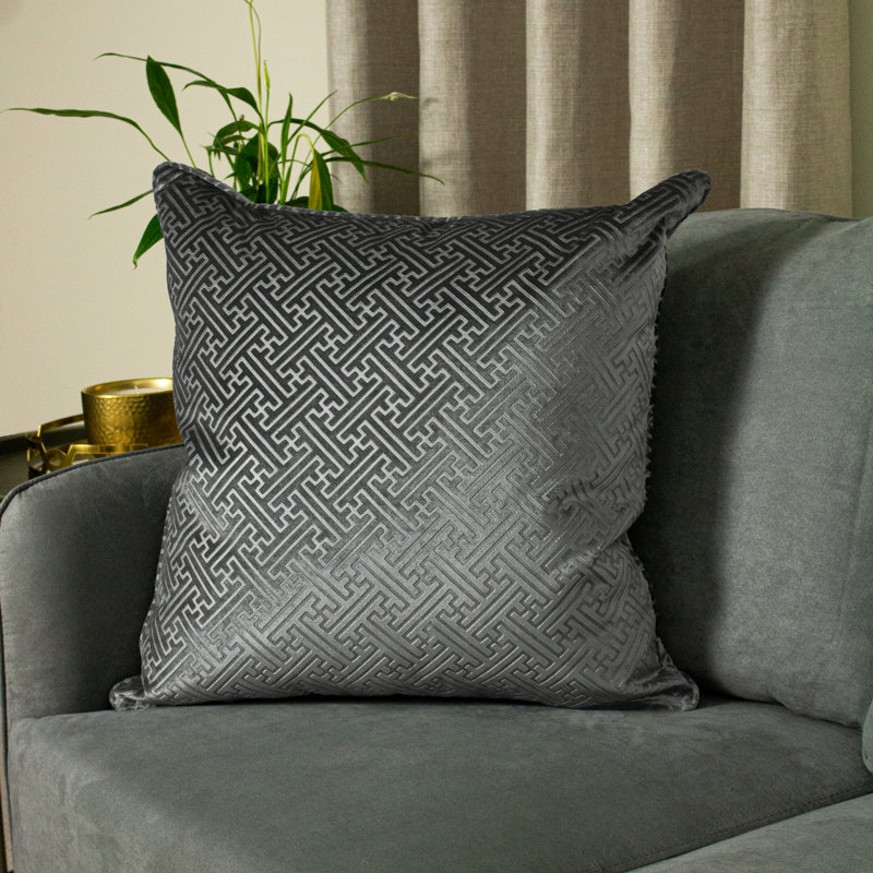 Florence Geometric Square Scatter, Graphite