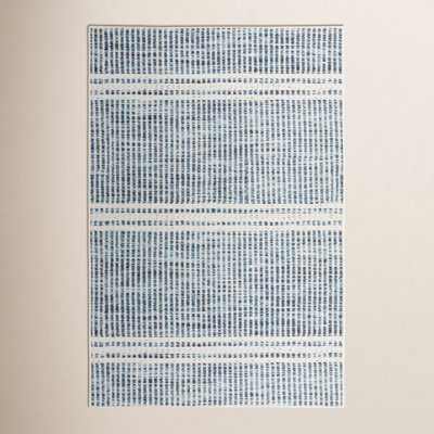 Malta Blue Machine Washable Rug