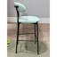 Blue 26'' Counter Height Bar Stools With Cozy Teddy Fabric