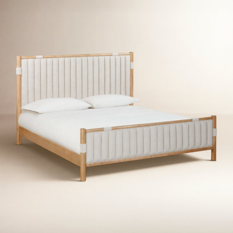 Furano Upholstered Panel Bed, King