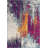 Comfort Gray Ivory And Magenta Abstract Runner Rug-1910677998
