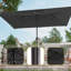 11x7Ft Solar-powered Double-Sided Patio Umbrella with Large Canopy-1803570542