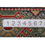 Tapis rayé en laine Kazak 10 x 13