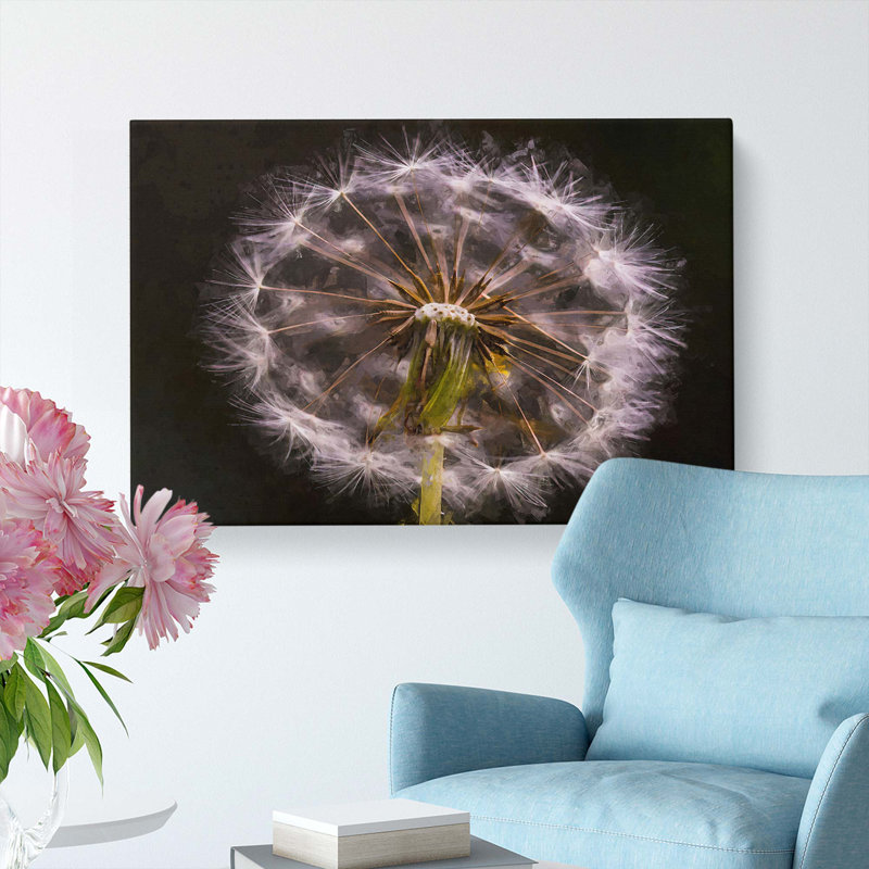 A Dandelion In Abstract - Wrapped Canvas, 35cm H x 50cm W x 3cm D