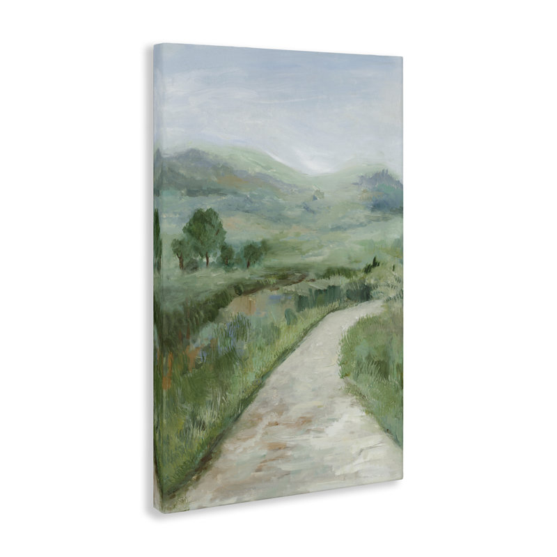  «Curving Path Landscape» par Jacob Q, H 24 po x l 16 po